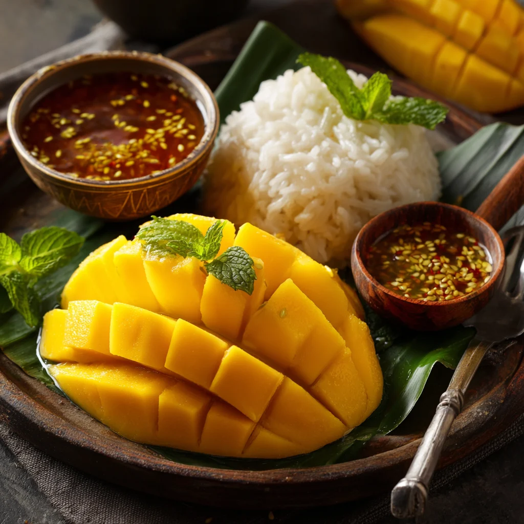 Lunch on trip mango and Sticky Rice - Krabi Sea Tour