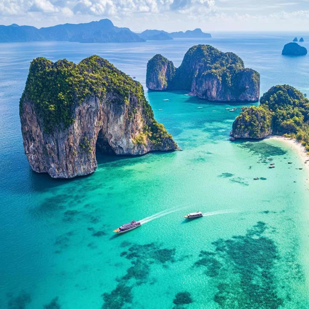 Stunning Phra Nang bay, next to Railay in Krabi