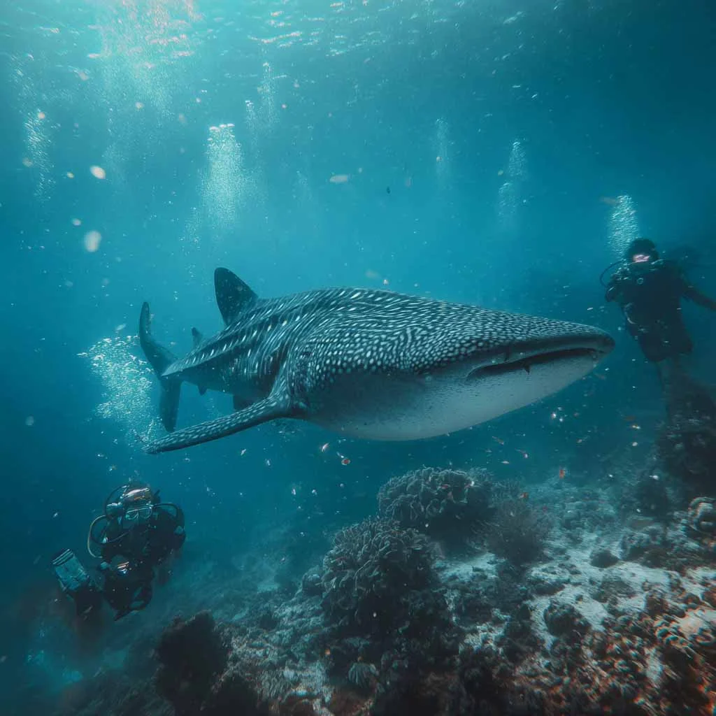 SCUBA Diving in June in Koh Lanta on the dive site Hit Daeng - WHALE SHARK
