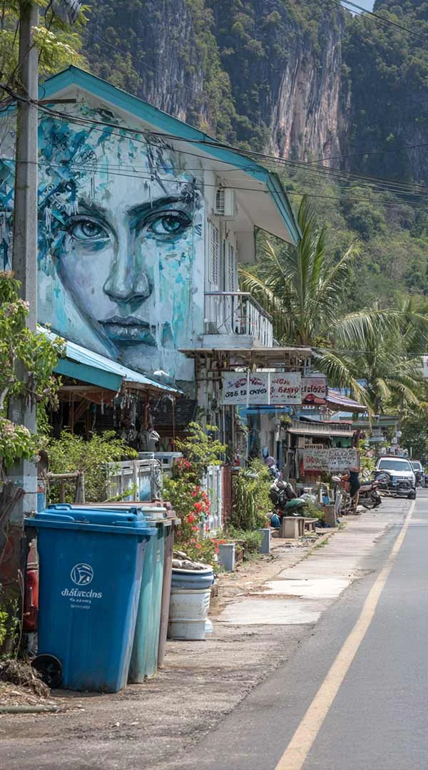 Adding trash barrels throughout Krabi